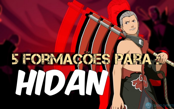 5 formações para hidan