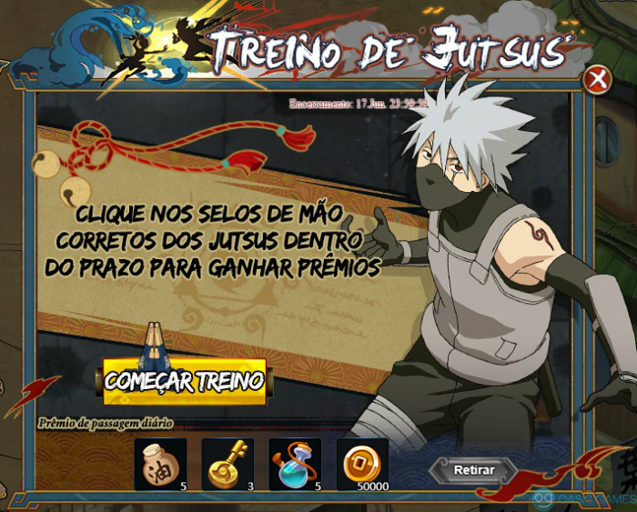 Treino dos Jutsus