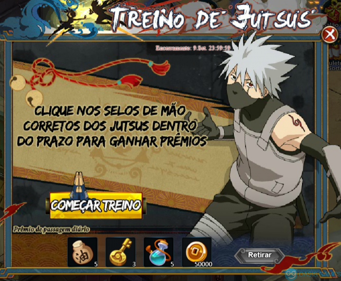 Treino de Jutsus