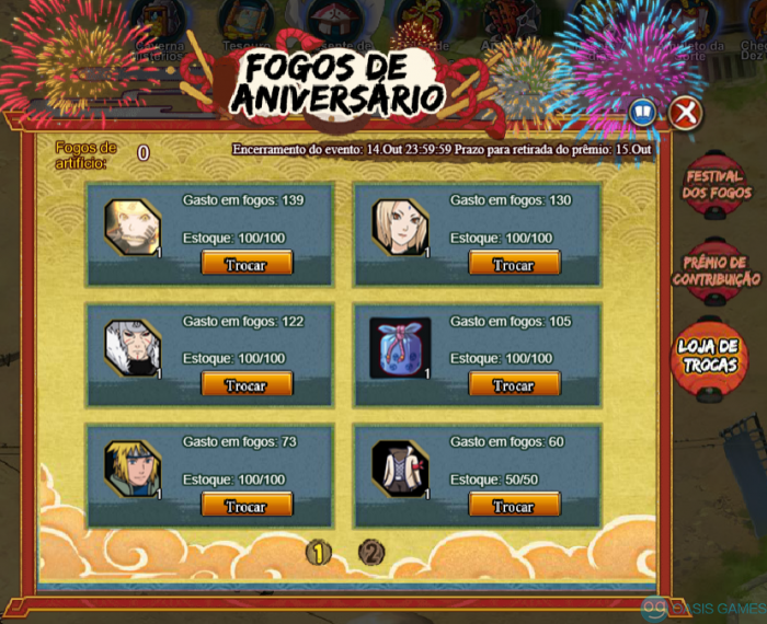 Fogos de aniversario 2