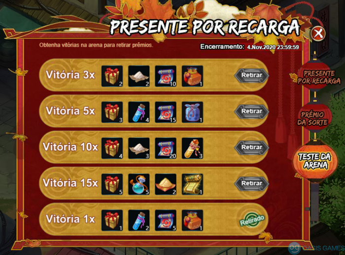 Presente de recarga 3