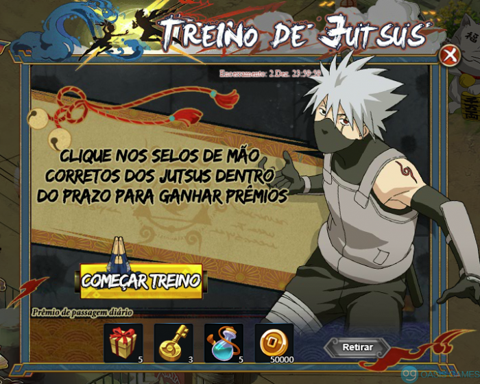 Treino de Jutsus