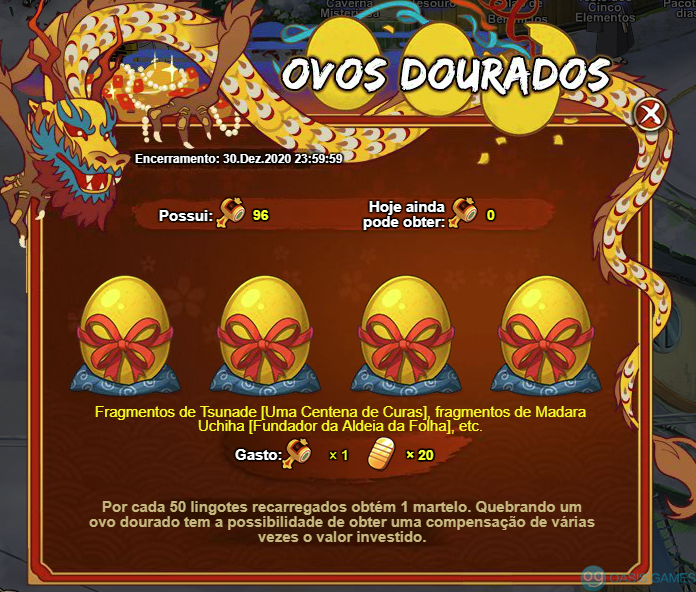 ovos dourados