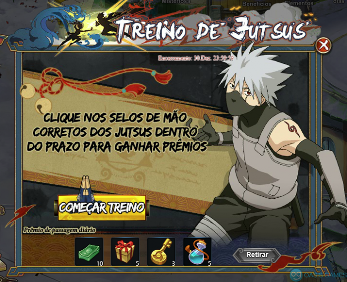 treino de jutsus