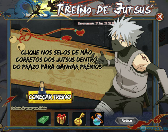 Treino de jutsus