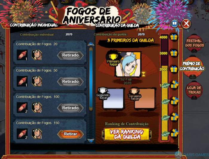 Fogos de aniversario