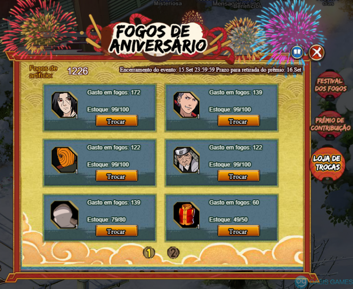 Fogos de aniversario 2