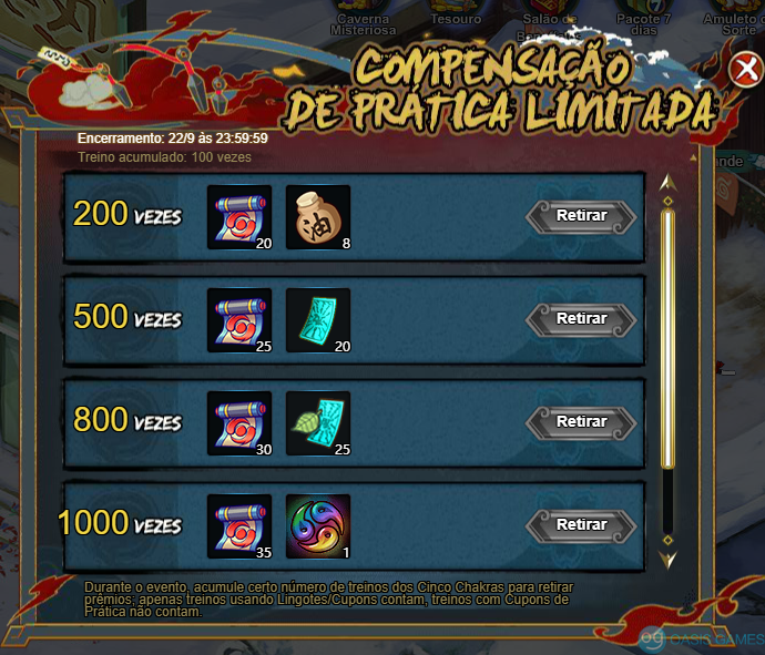 Compensação de amuletos