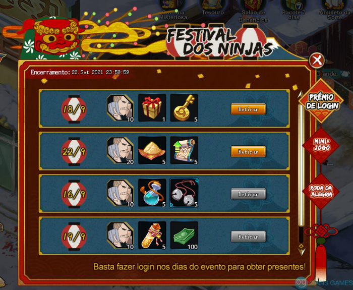 Festival dos ninjas